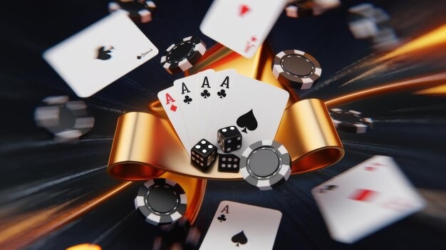 Caribbean Stud Poker payout table showing hand rankings and corresponding payouts